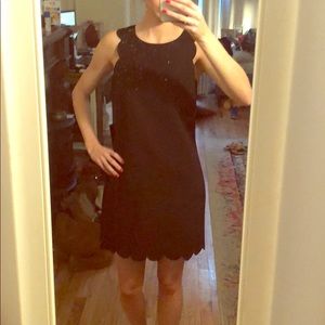 J crew black dress